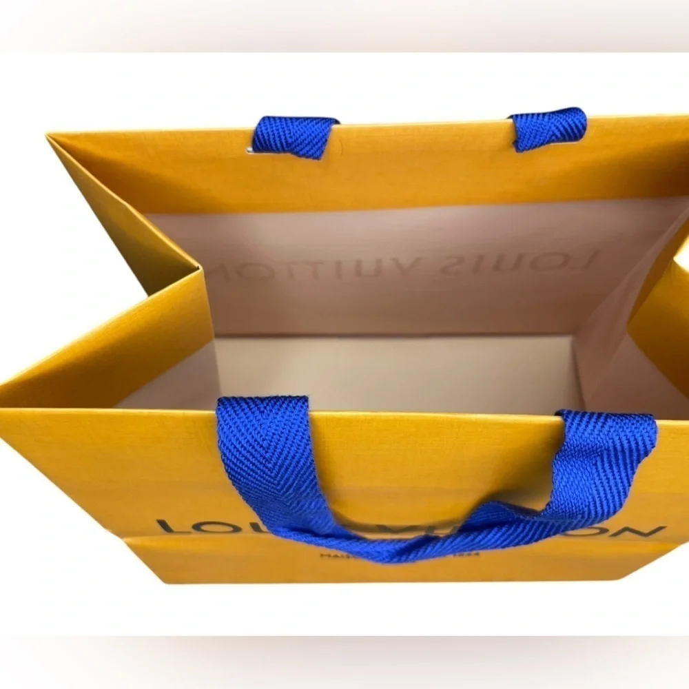 Louis Vuitton Authentic Orange Gift Bag